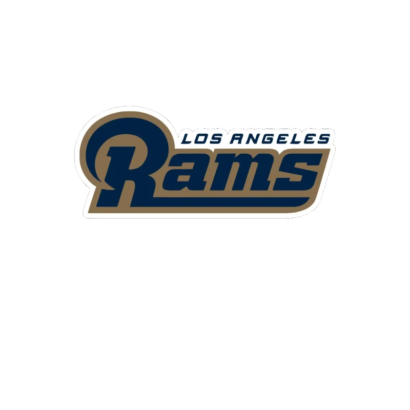 Los Angeles Rams - Image 22 - Full Color Vinyl Sticker - Custom Size