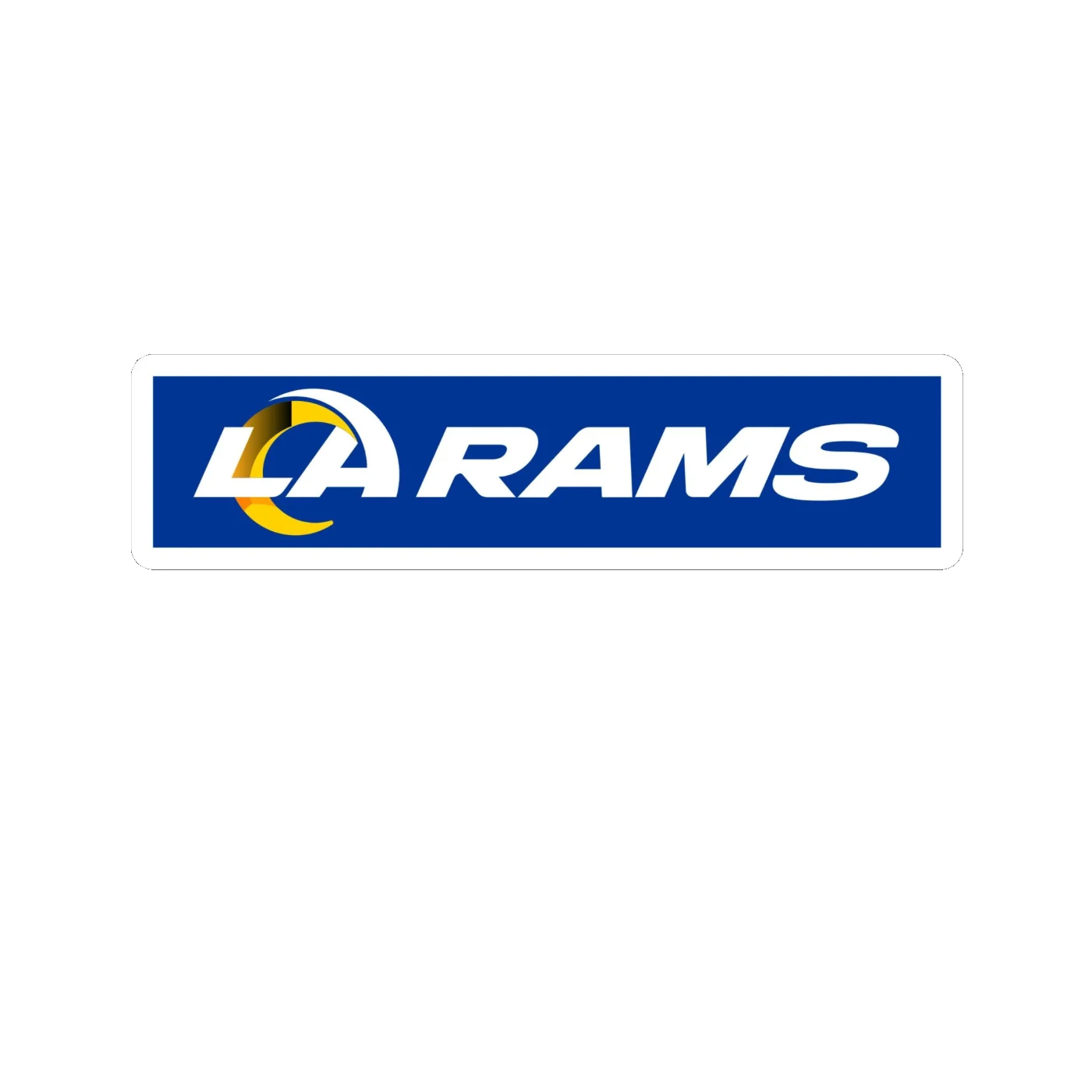 Los Angeles Rams - Image 18 - Full Color Vinyl Sticker - Custom Size