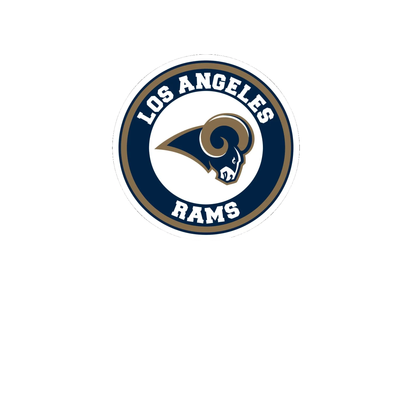 Los Angeles Rams - Image 15 - Full Color Vinyl Sticker - Custom Size