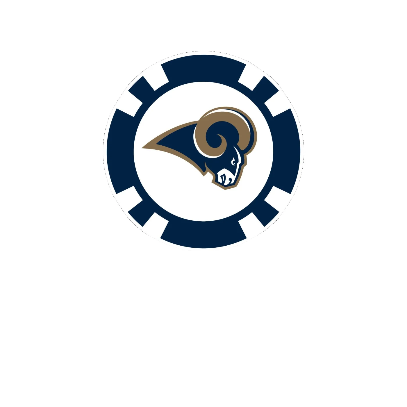 Los Angeles Rams - Image 9 - Full Color Vinyl Sticker - Custom Size