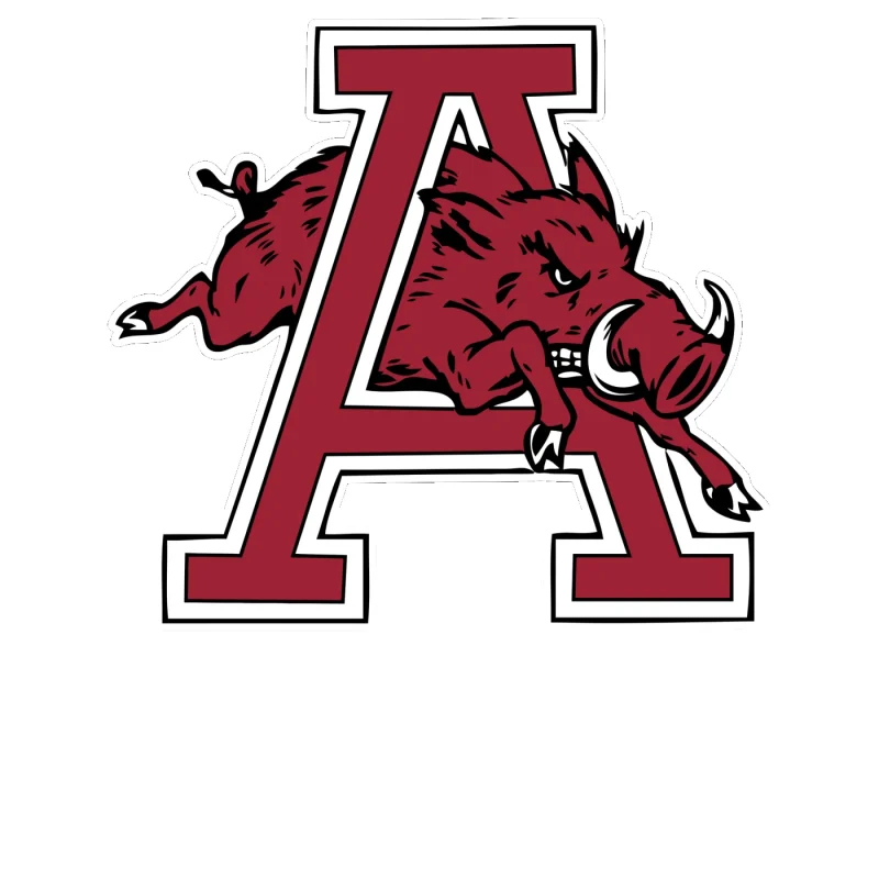 Arkansas Razorbacks - Image 19 - Full Color Vinyl Decal - Custom Size