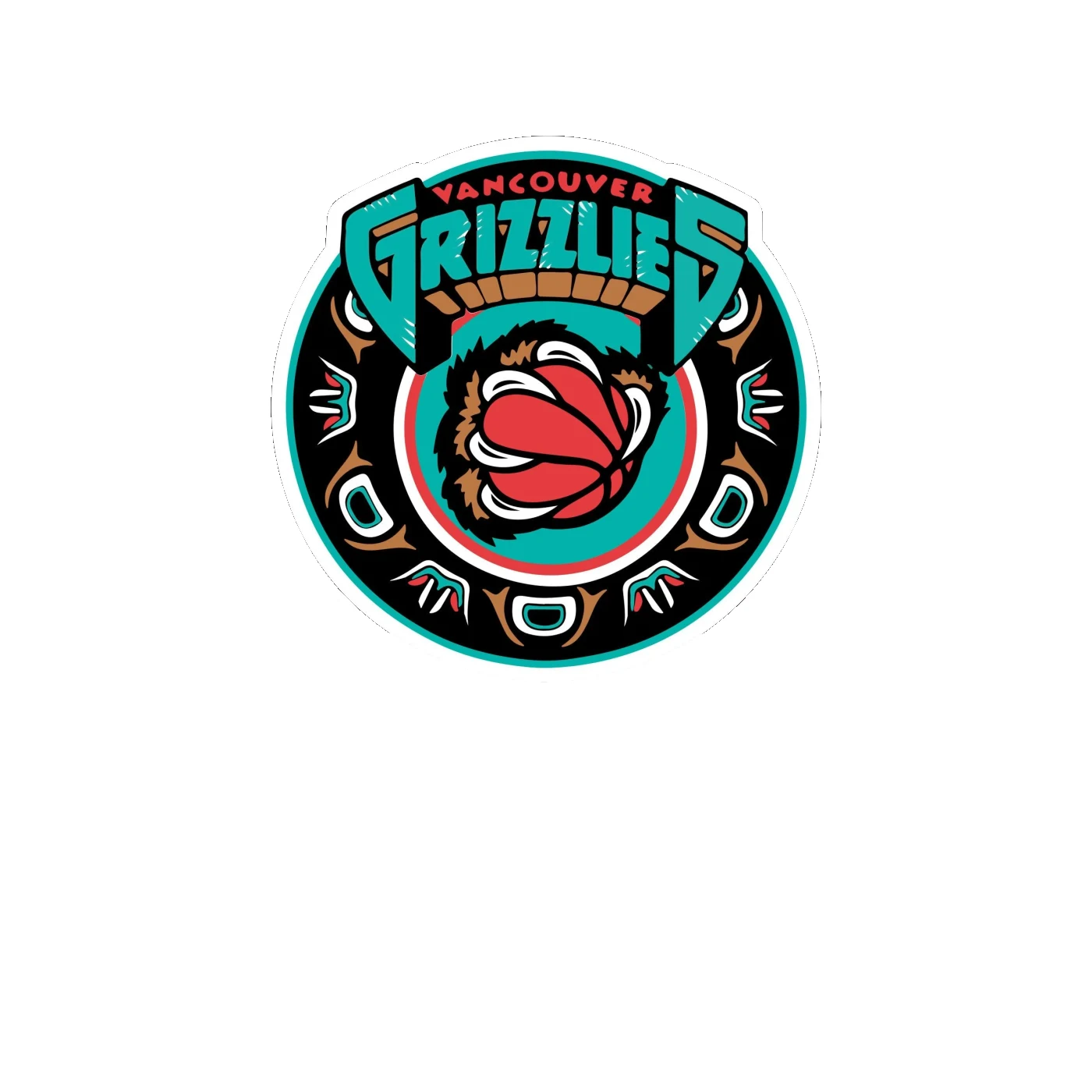 Memphis Grizzlies - Image 11 - Full Color Vinyl Sticker - Custom Size