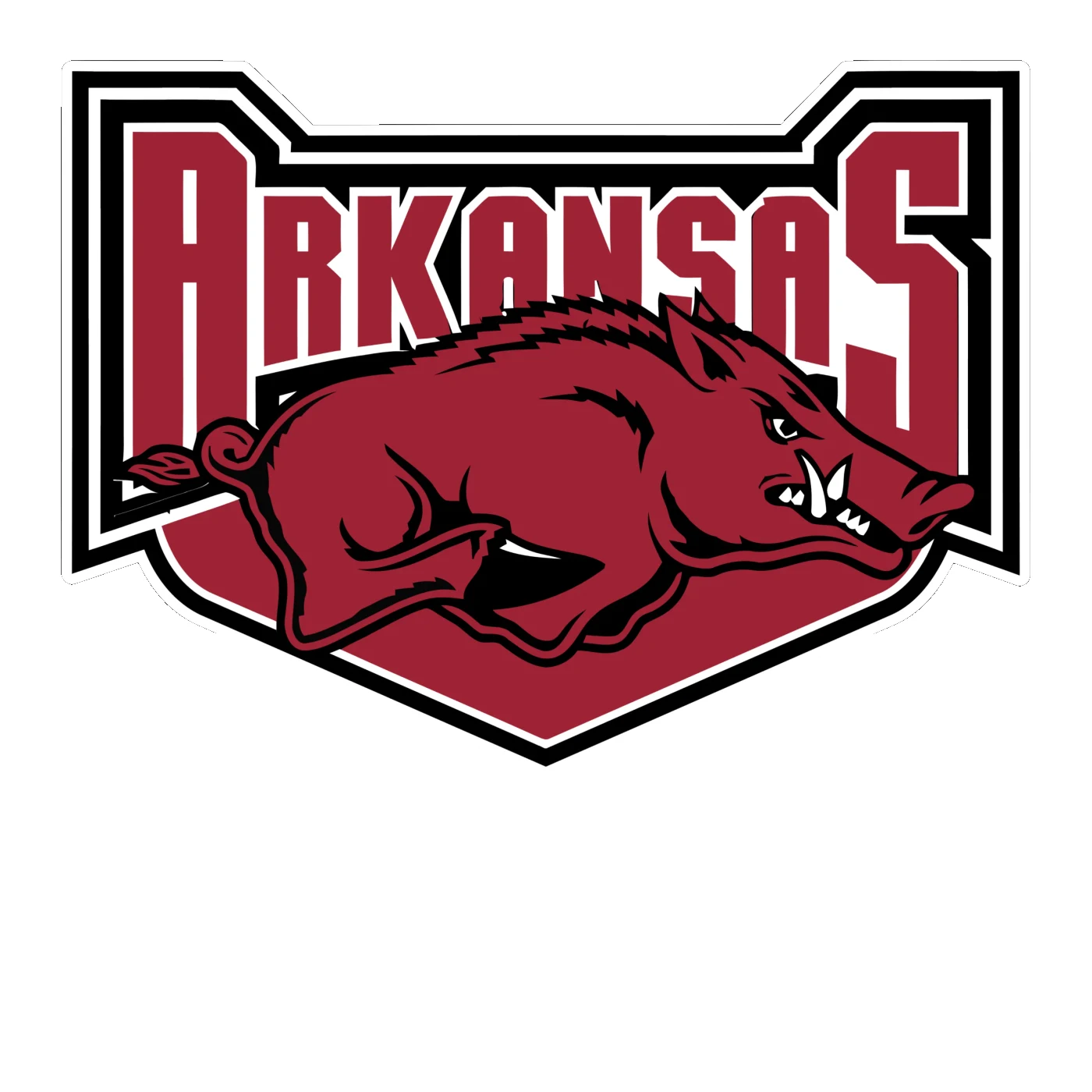 Arkansas Razorbacks - Image 16 - Full Color Vinyl Decal - Custom Size