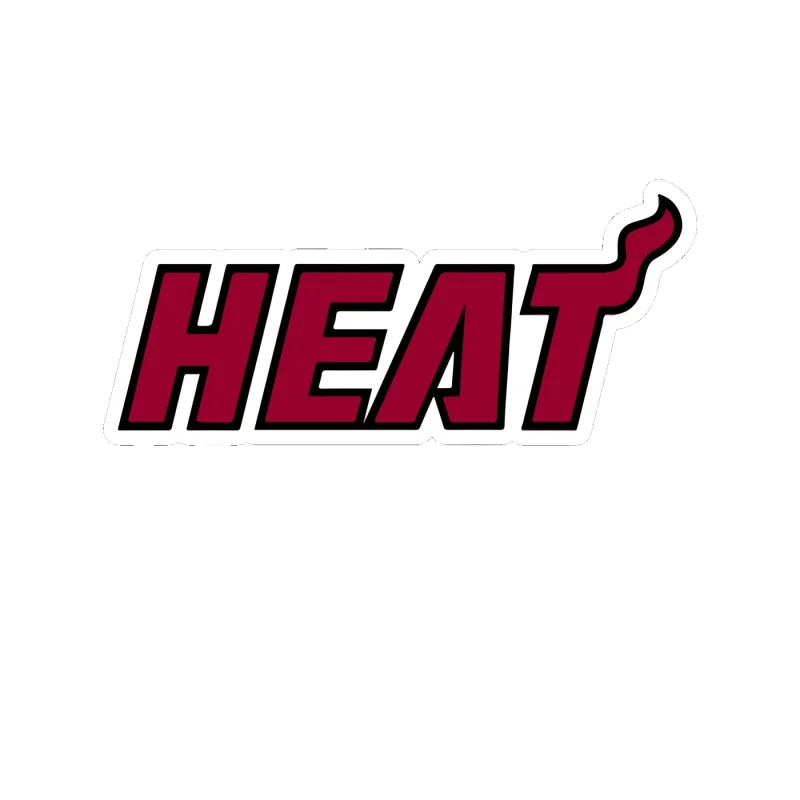 Miami Heat - Image 10 - Full Color Vinyl Sticker - Custom Size