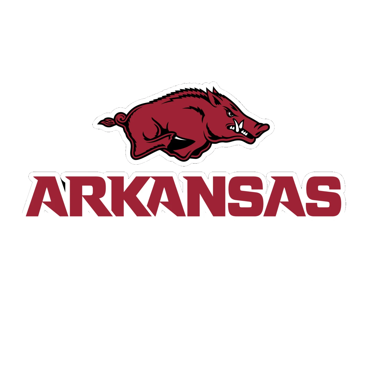Arkansas Razorbacks - Image 13 - Full Color Vinyl Decal - Custom Size