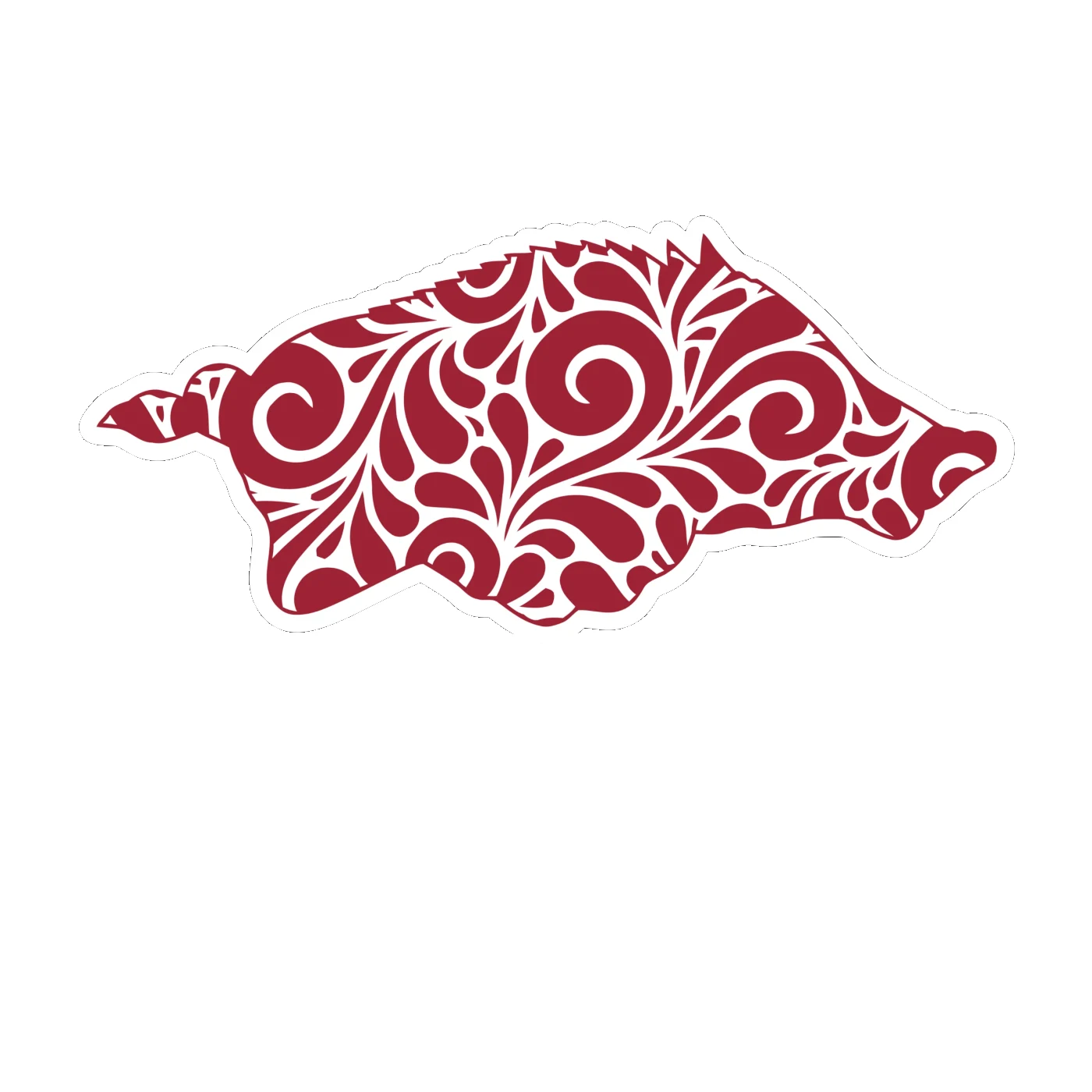 Arkansas Razorbacks - Image 11 - Full Color Vinyl Decal - Custom Size