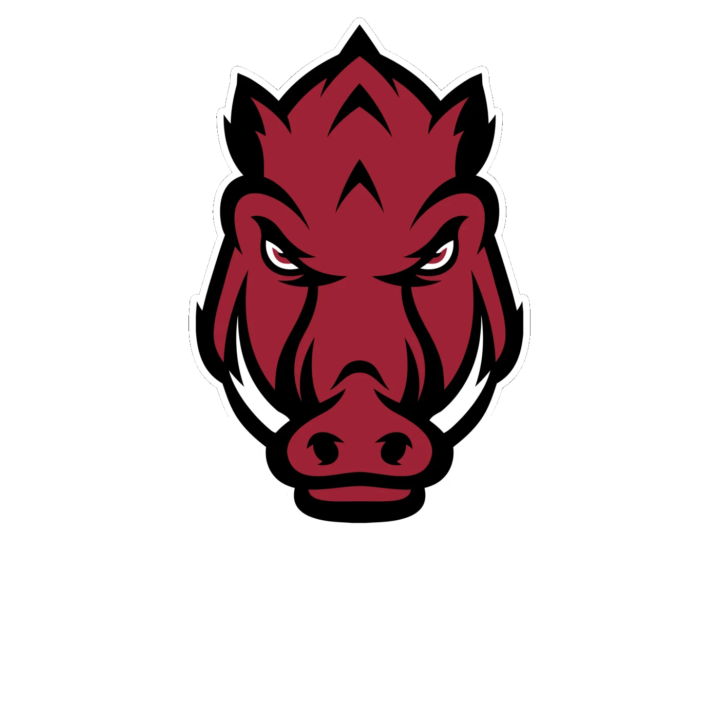 Arkansas Razorbacks - Image 9 - Full Color Vinyl Decal - Custom Size