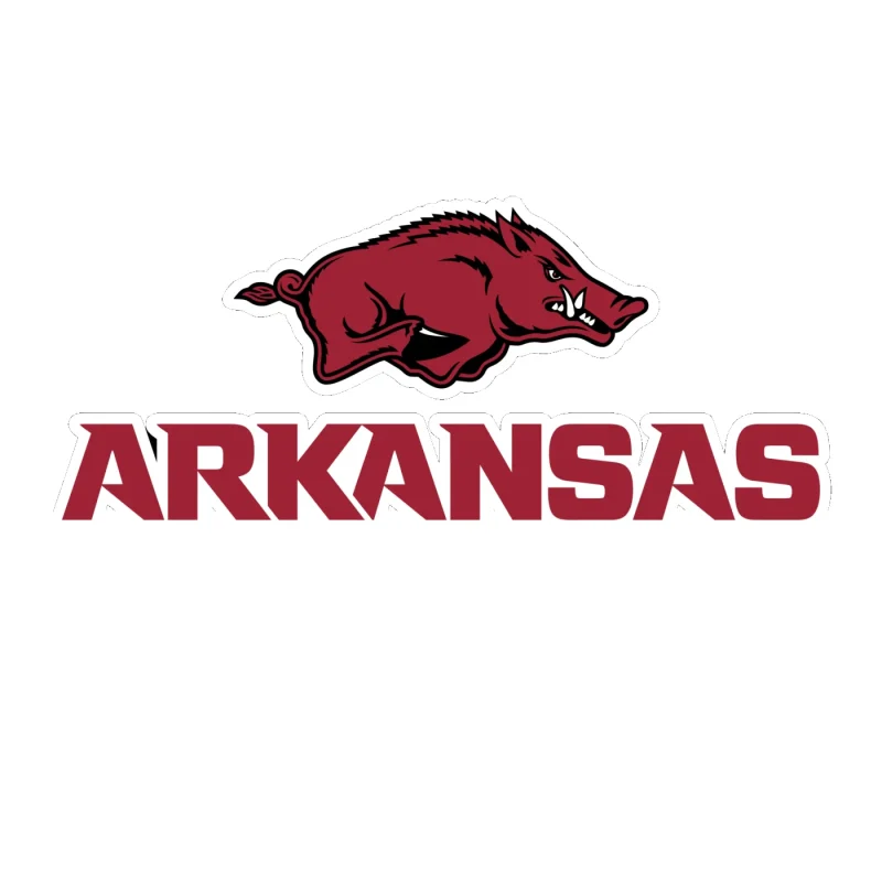 Arkansas Razorbacks - Image 8 - Full Color Vinyl Decal - Custom Size