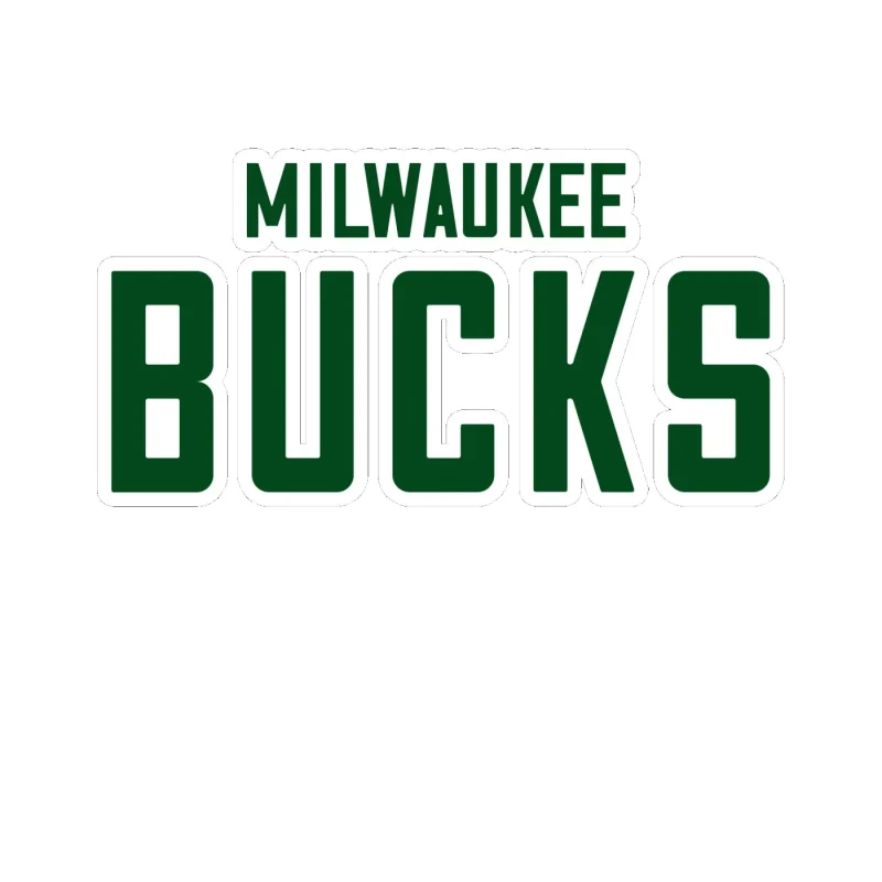 Milwaukee Bucks - Image 8 - Full Color Vinyl Sticker - Custom Size