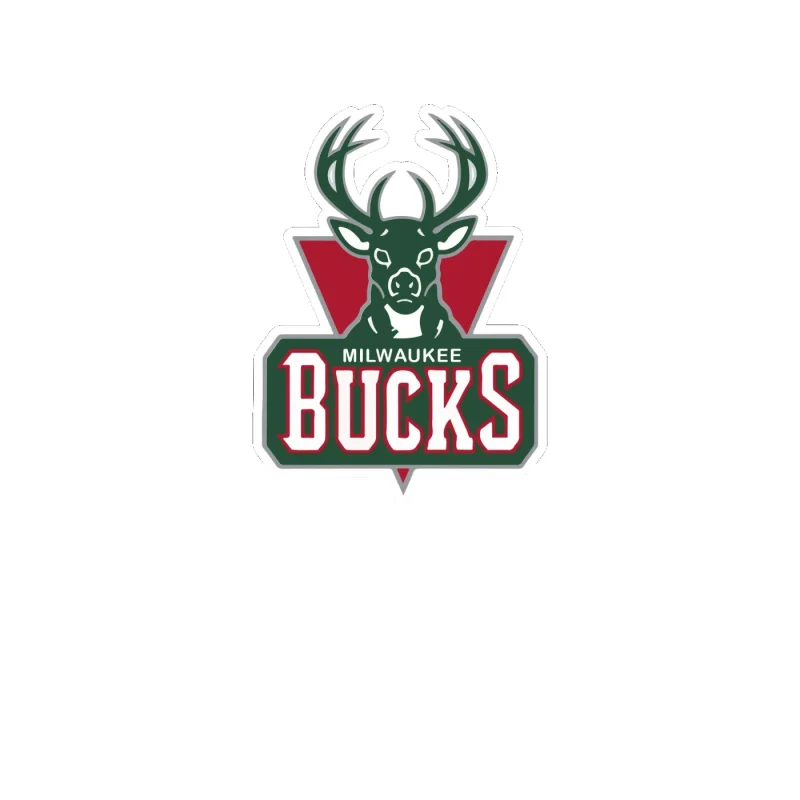 Milwaukee Bucks - Image 2 - Full Color Vinyl Sticker - Custom Size