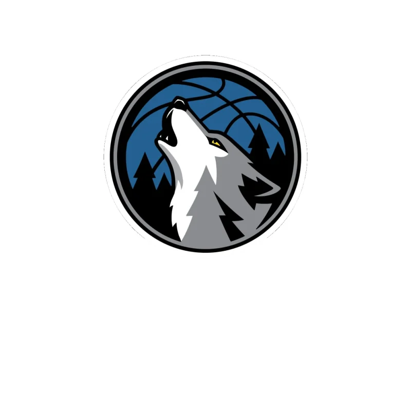 Minnesota Timberwolves - Image 3 - Full Color Vinyl Sticker - Custom Size