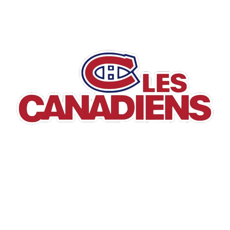 Montreal Canadiens - Les Canadiens - Full Color Vinyl Sticker - Custom Size