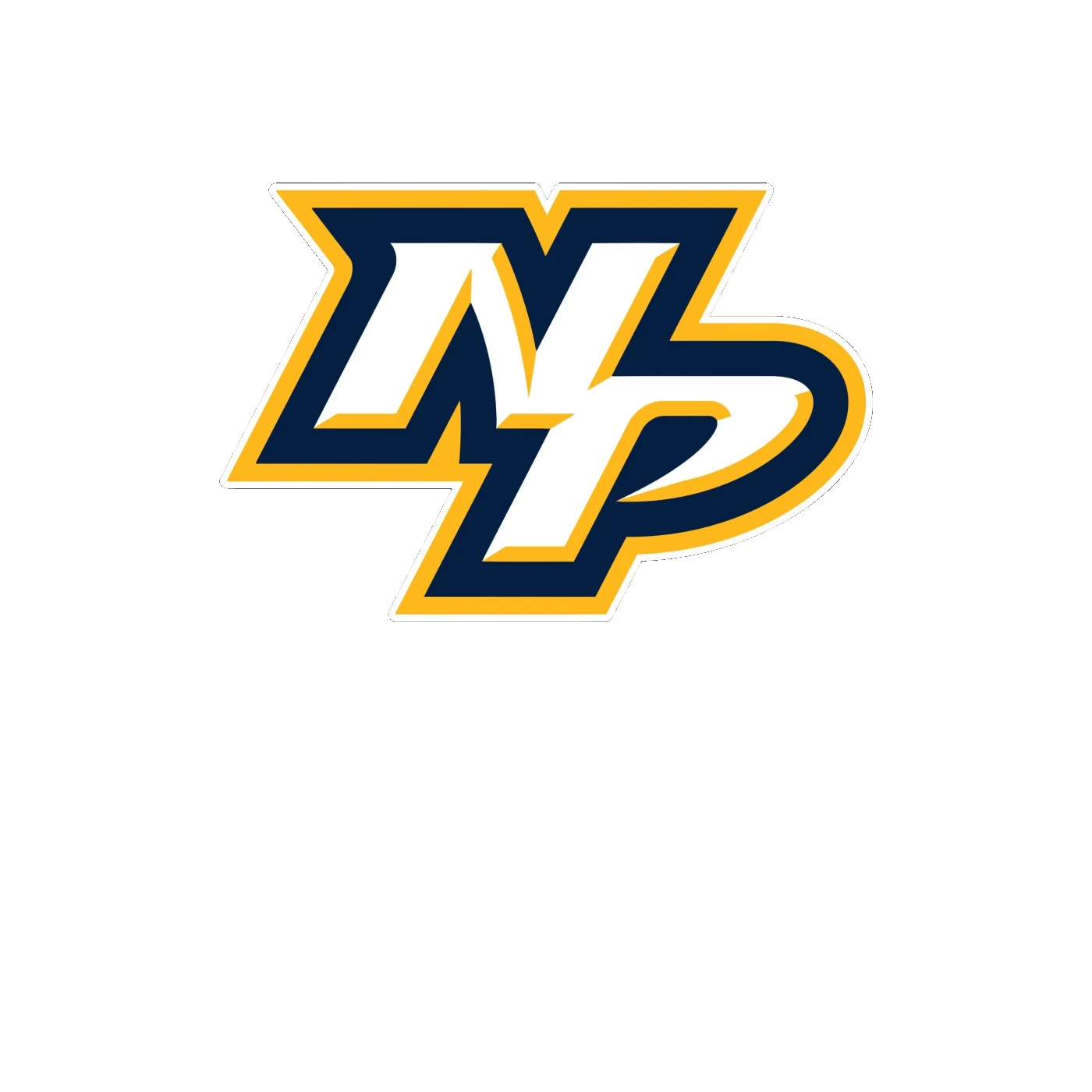 Nashville Predators - NP - Full Color Vinyl Sticker - Custom Size