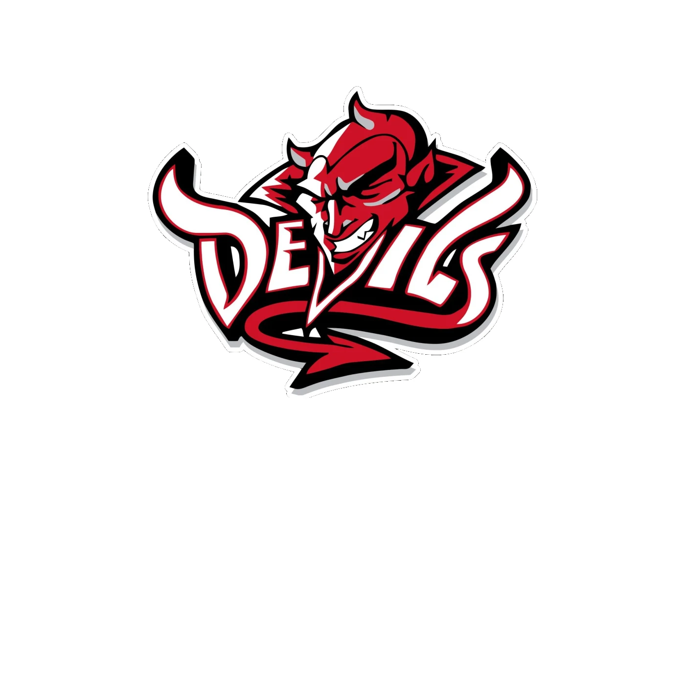New Jersey Devils - Devils - Full Color Vinyl Sticker - Custom Size
