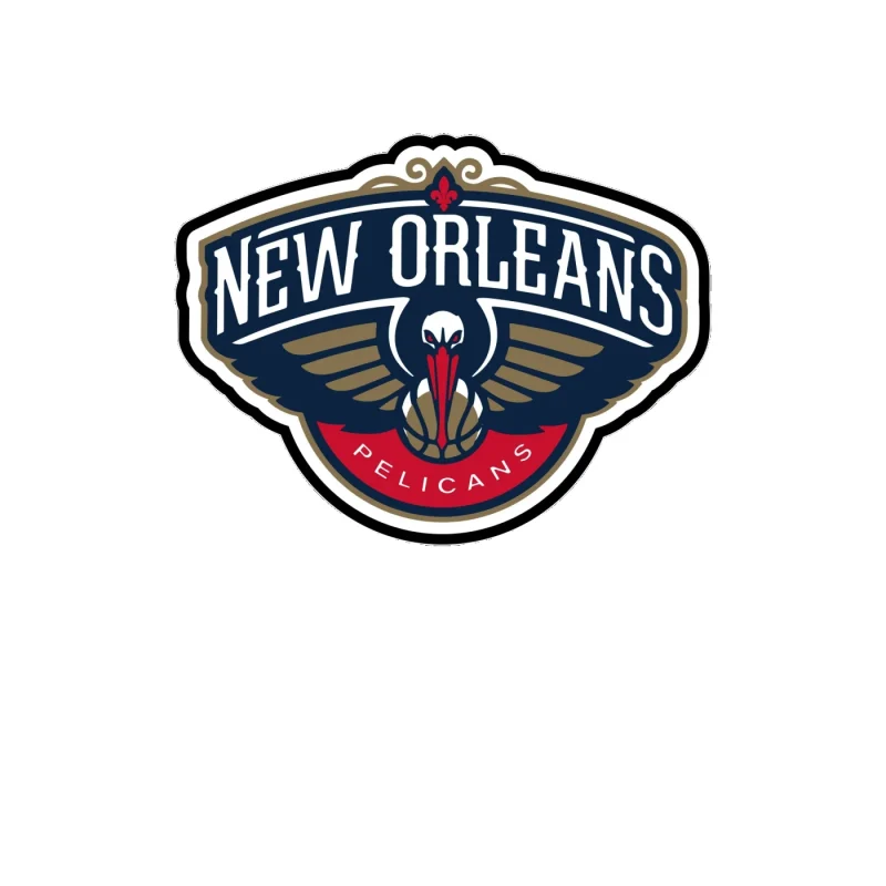 New Orleans Pelicans - Image 8 - Full Color Vinyl Sticker - Custom Size
