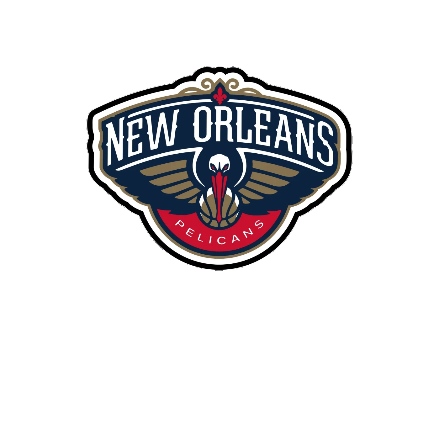 New Orleans Pelicans - Image 8 - Full Color Vinyl Sticker - Custom Size