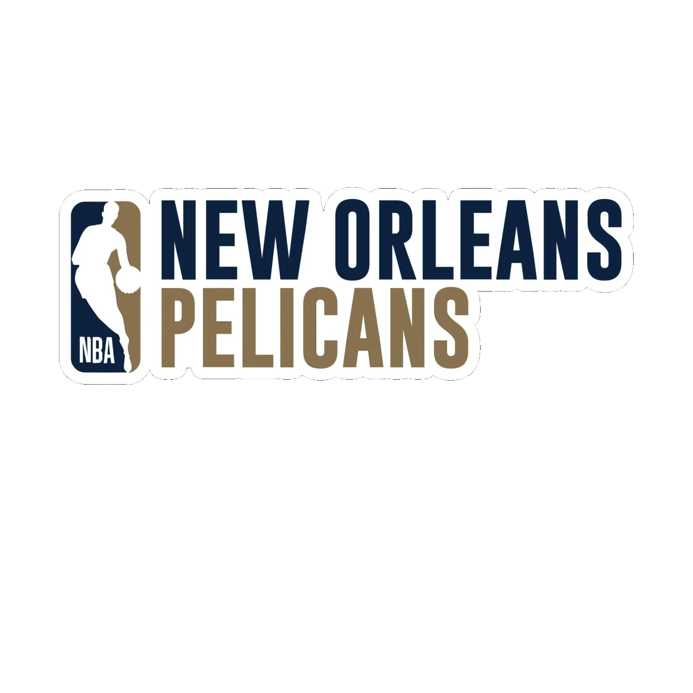 New Orleans Pelicans - Image 7 - Full Color Vinyl Sticker - Custom Size