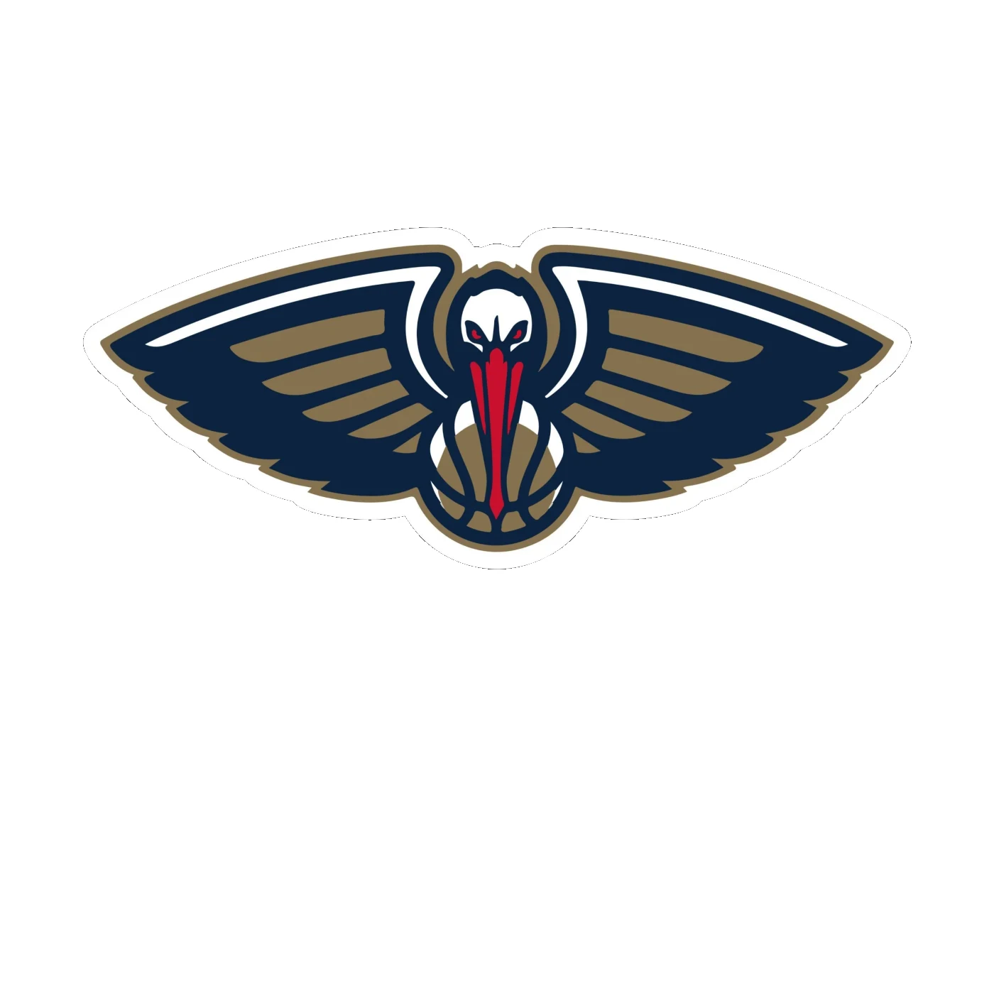 New Orleans Pelicans - Image 5 - Full Color Vinyl Sticker - Custom Size