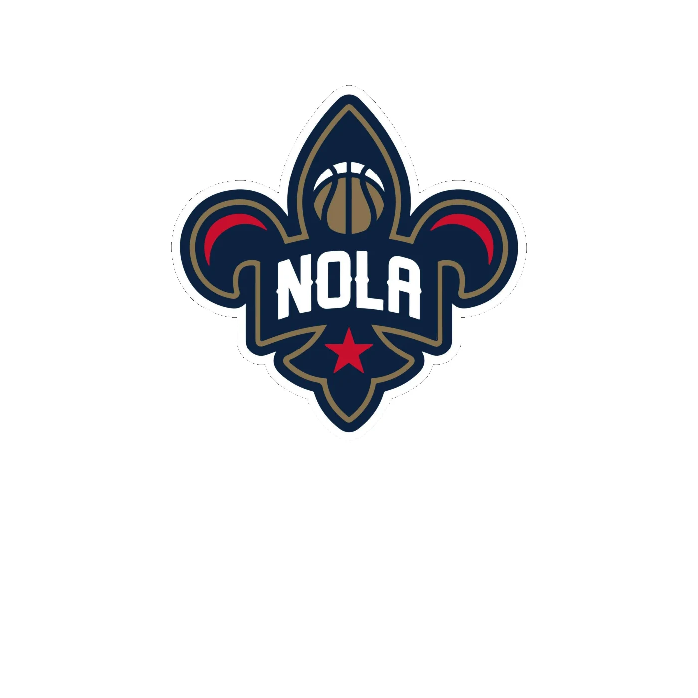New Orleans Pelicans - Image 1 - Full Color Vinyl Sticker - Custom Size