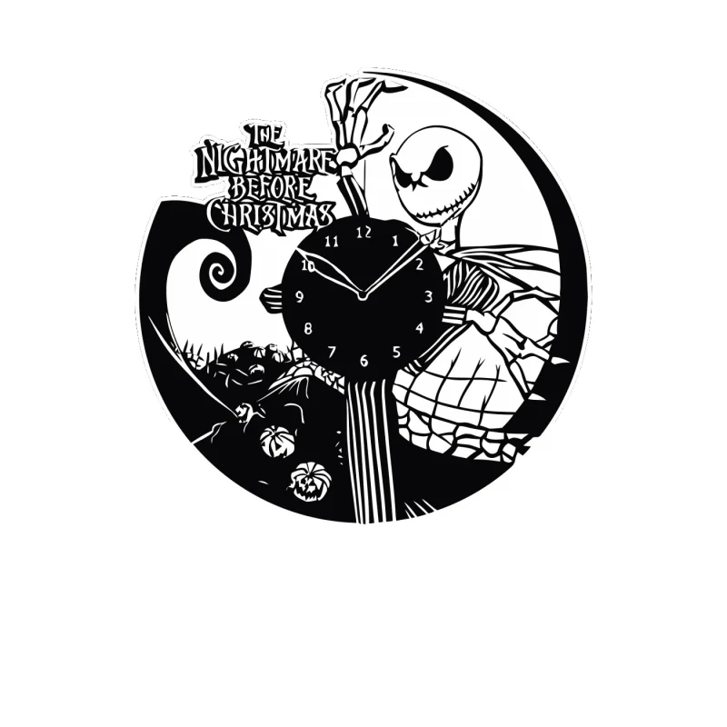 Nightmare Before Christmas Full Color Vinyl Sticker - Custom Size