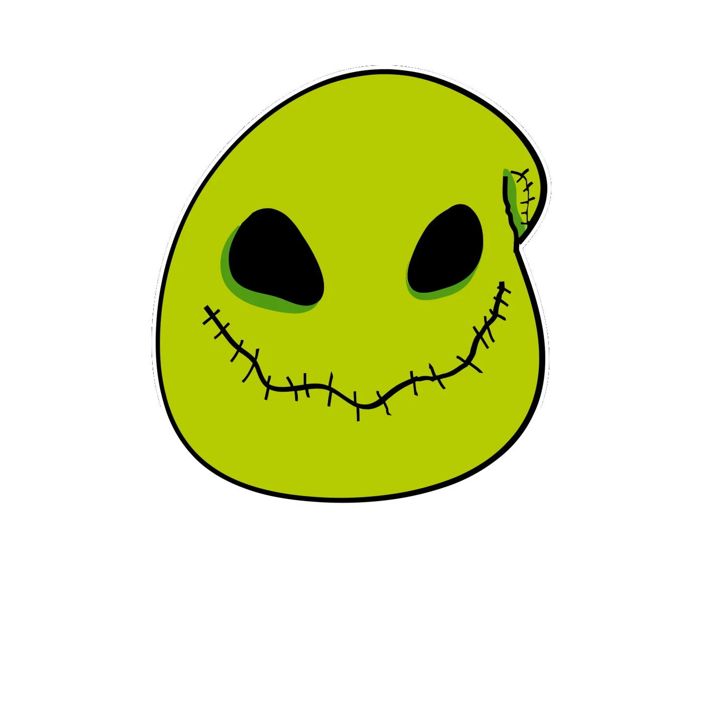 Nightmare Before Christmas Full Color Vinyl Sticker - Custom Size