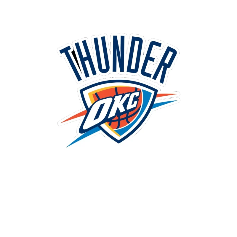 Oklahoma City Thunder - Image 6 - Full Color Vinyl Sticker - Custom Size