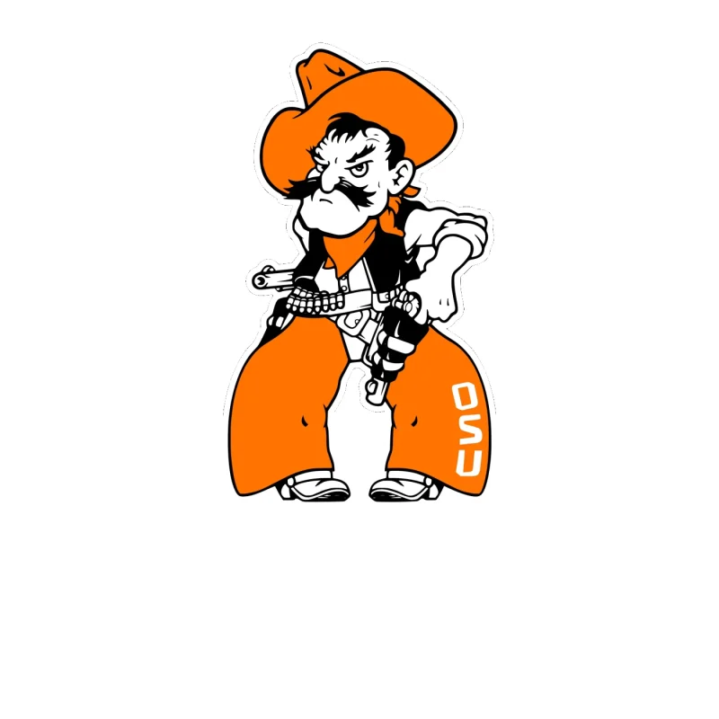 Oklahoma State University Cowboys - Image 1 - Full Color Vinyl Decal - Custom Size