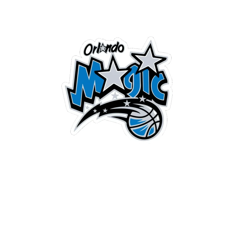 Orlando Magic - Image 1 - Full Color Vinyl Sticker - Custom Size