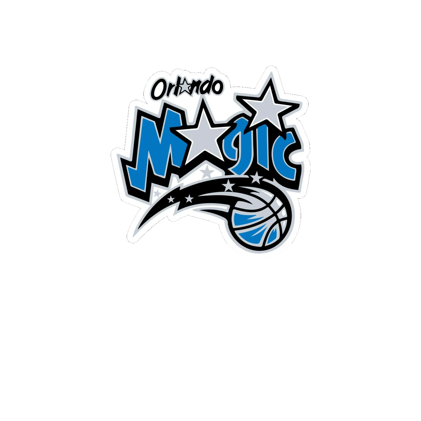 Orlando Magic - Image 1 - Full Color Vinyl Sticker - Custom Size