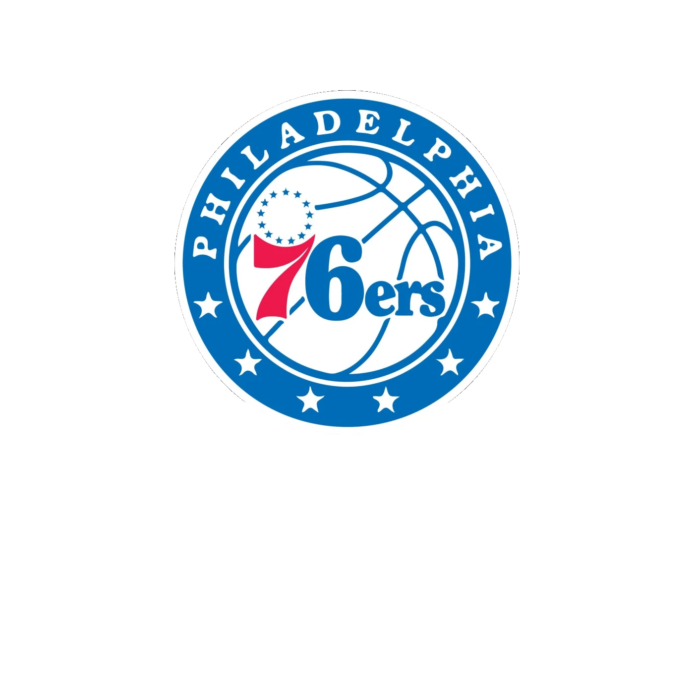 Philadelphia 76ers - Image 2 - Full Color Vinyl Sticker - Custom Size