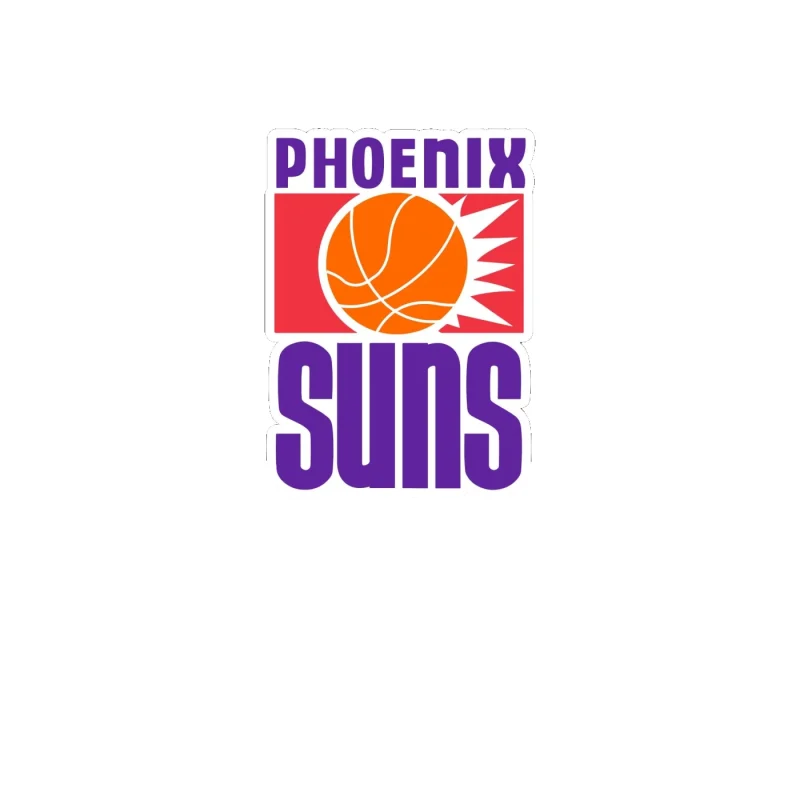 Phoenix Suns - Image 7 - Full Color Vinyl Sticker - Custom Size