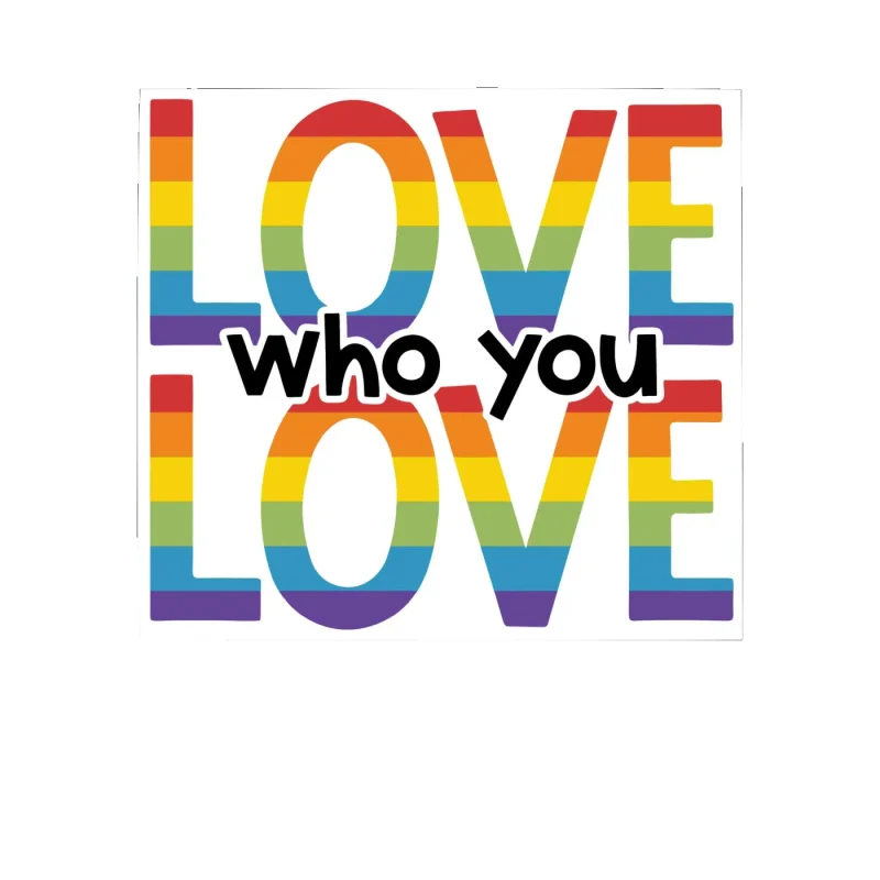 Pride Full Color Vinyl Decals - Custom Size