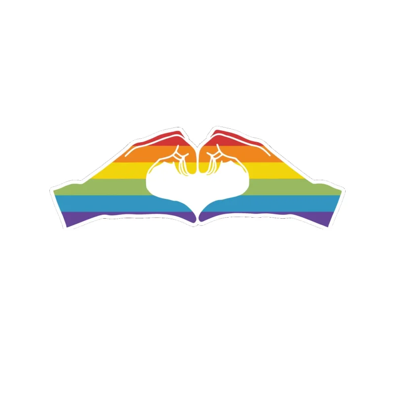 Pride Full Color Vinyl Decals - Custom Size