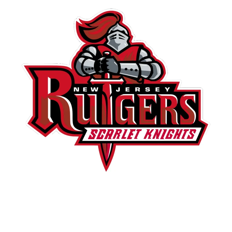 Rutgers Scarlet Knights - Image 2 - Full Color Vinyl Decal - Custom Size