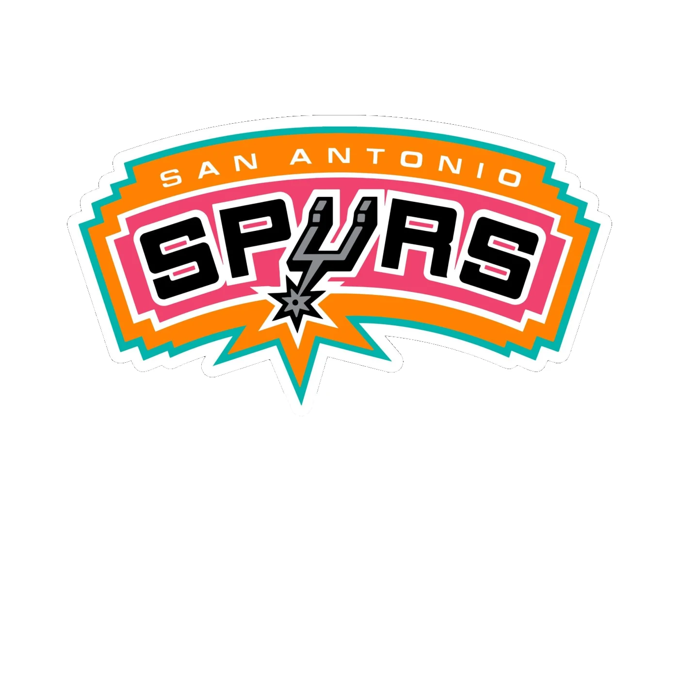 San Antonio Spurs - Image 9 - Full Color Vinyl Sticker - Custom Size