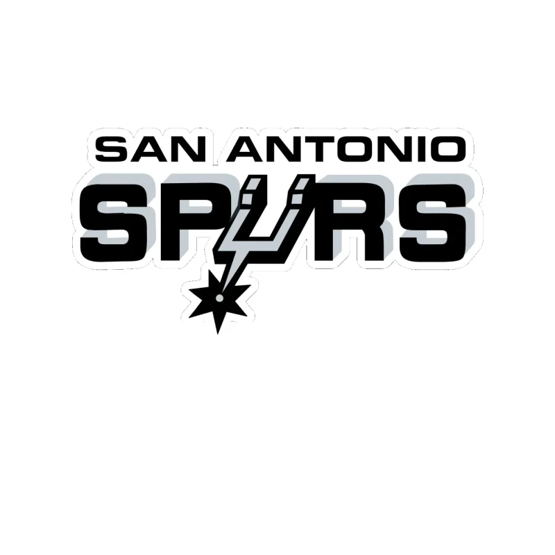 San Antonio Spurs - Image 6 - Full Color Vinyl Sticker - Custom Size