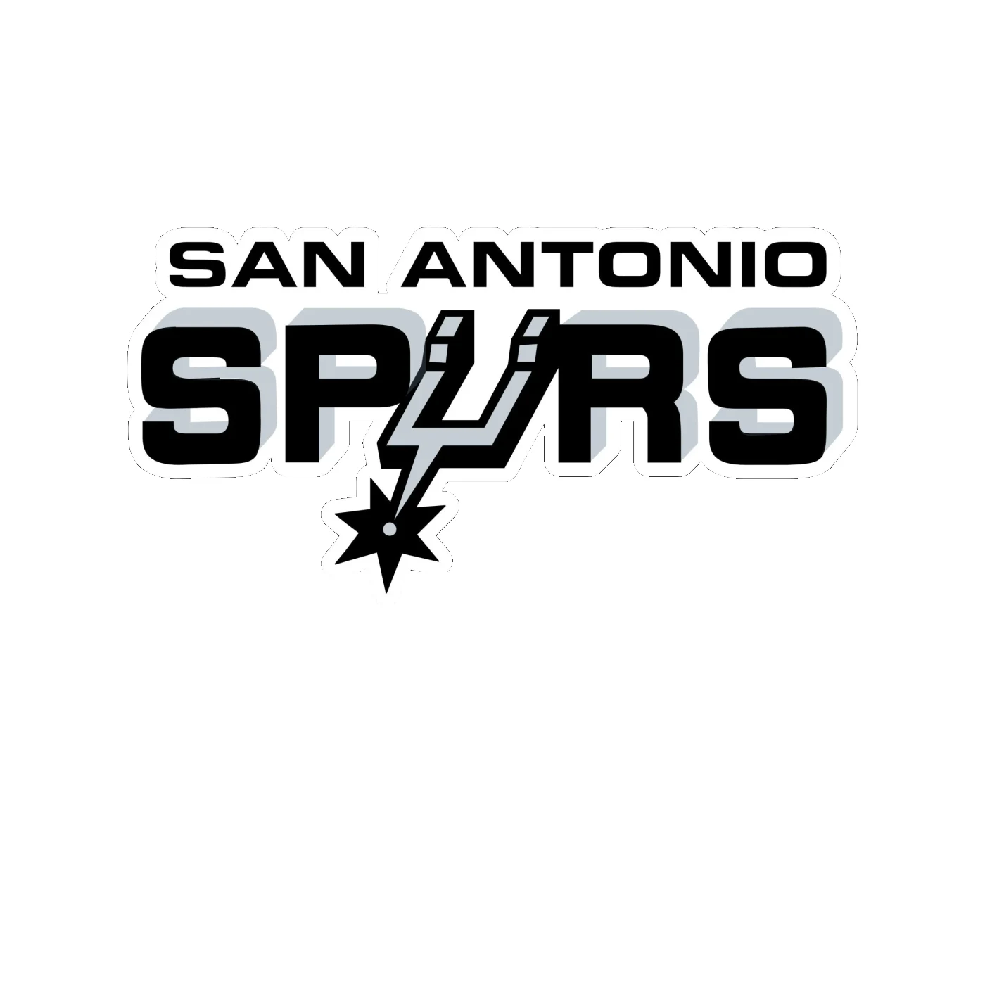 San Antonio Spurs - Image 6 - Full Color Vinyl Sticker - Custom Size
