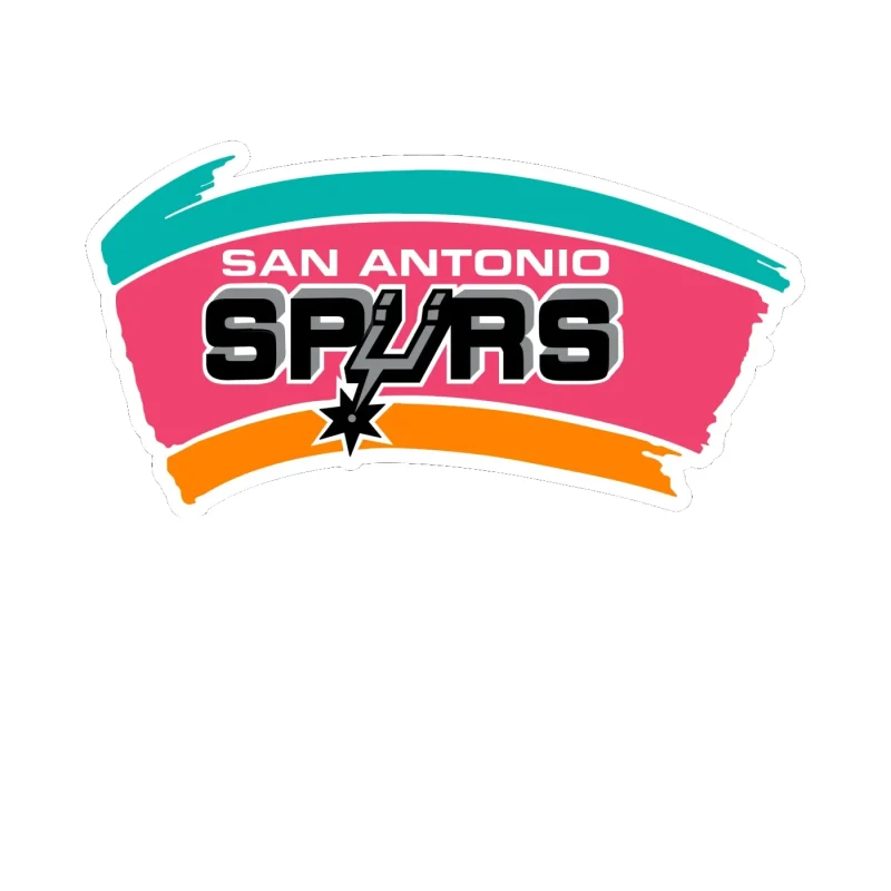 San Antonio Spurs - Image 5 - Full Color Vinyl Sticker - Custom Size