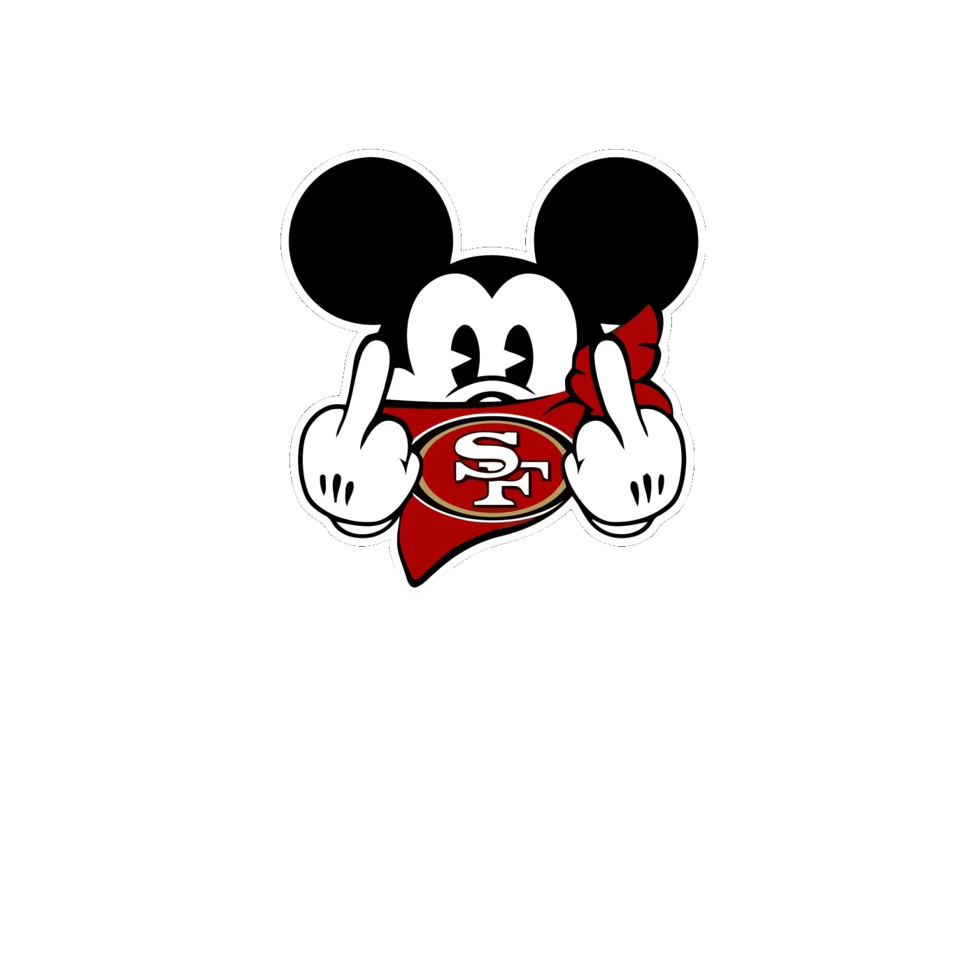 San Francisco 49ers - Image 9 - Full Color Vinyl Sticker - Custom Size