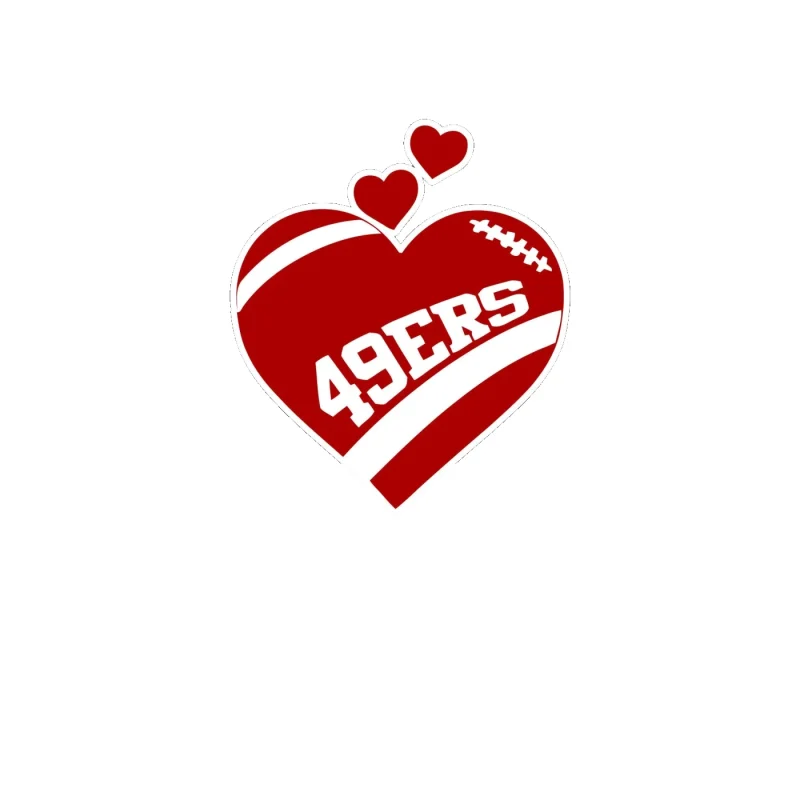 San Francisco 49ers - Image 7 - Full Color Vinyl Sticker - Custom Size