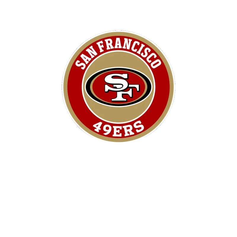 San Francisco 49ers - Image 2 - Full Color Vinyl Sticker - Custom Size