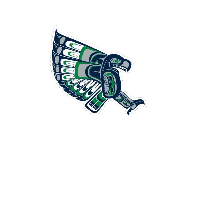 Seattle Seahawks - Image 18 - Full Color Vinyl Sticker - Custom Size