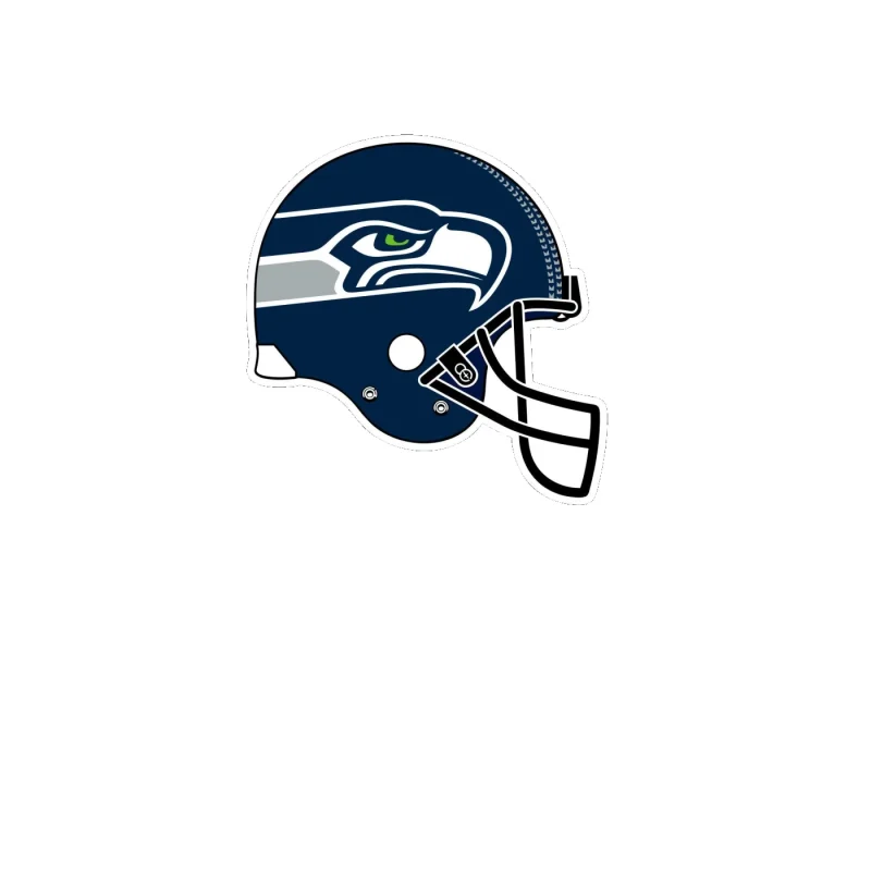 Seattle Seahawks - Image 14 - Full Color Vinyl Sticker - Custom Size