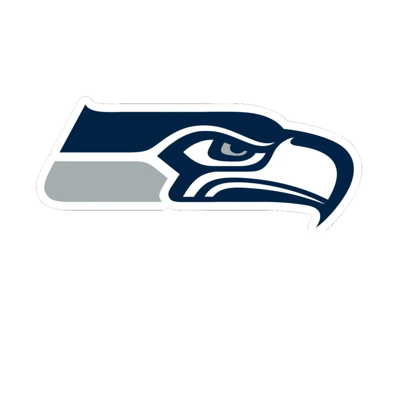 Seattle Seahawks - Image 13 - Full Color Vinyl Sticker - Custom Size