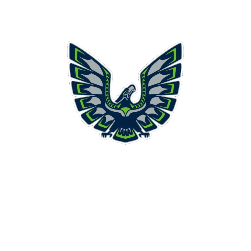 Seattle Seahawks - Image 12 - Full Color Vinyl Sticker - Custom Size