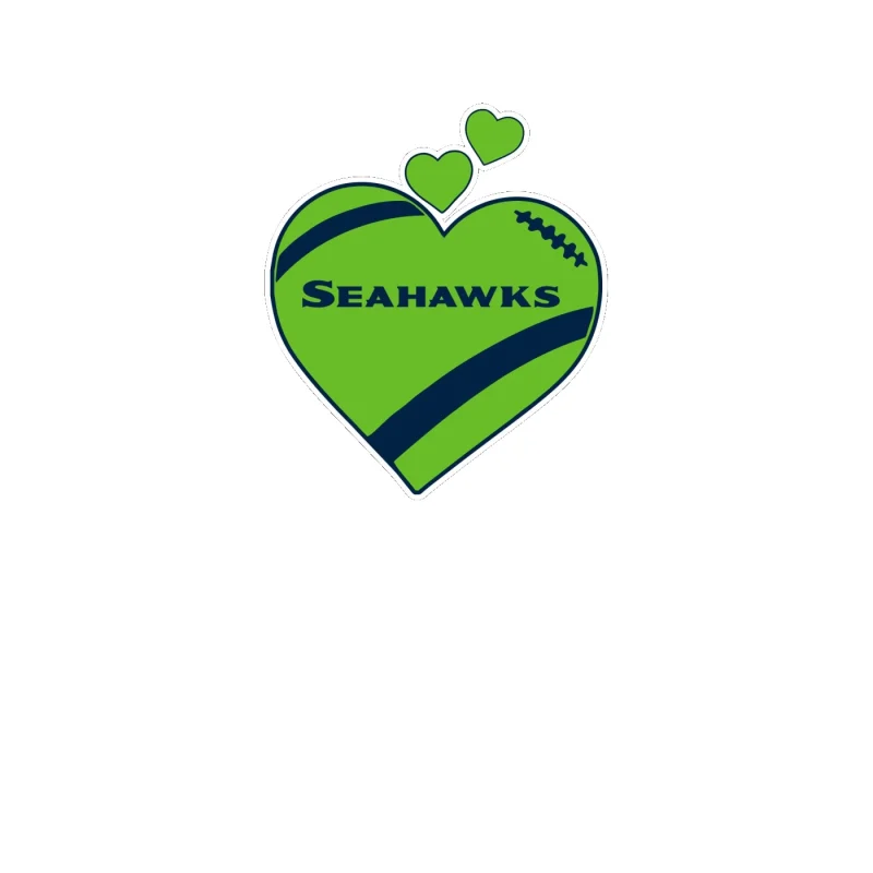 Seattle Seahawks - Image 10 - Full Color Vinyl Sticker - Custom Size