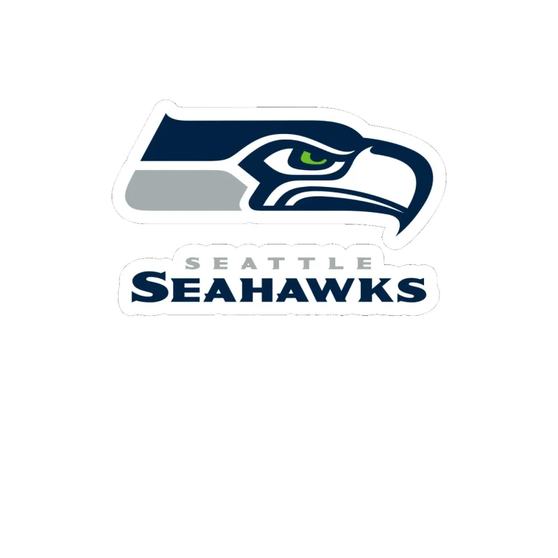 Seattle Seahawks - Image 9 - Full Color Vinyl Sticker - Custom Size