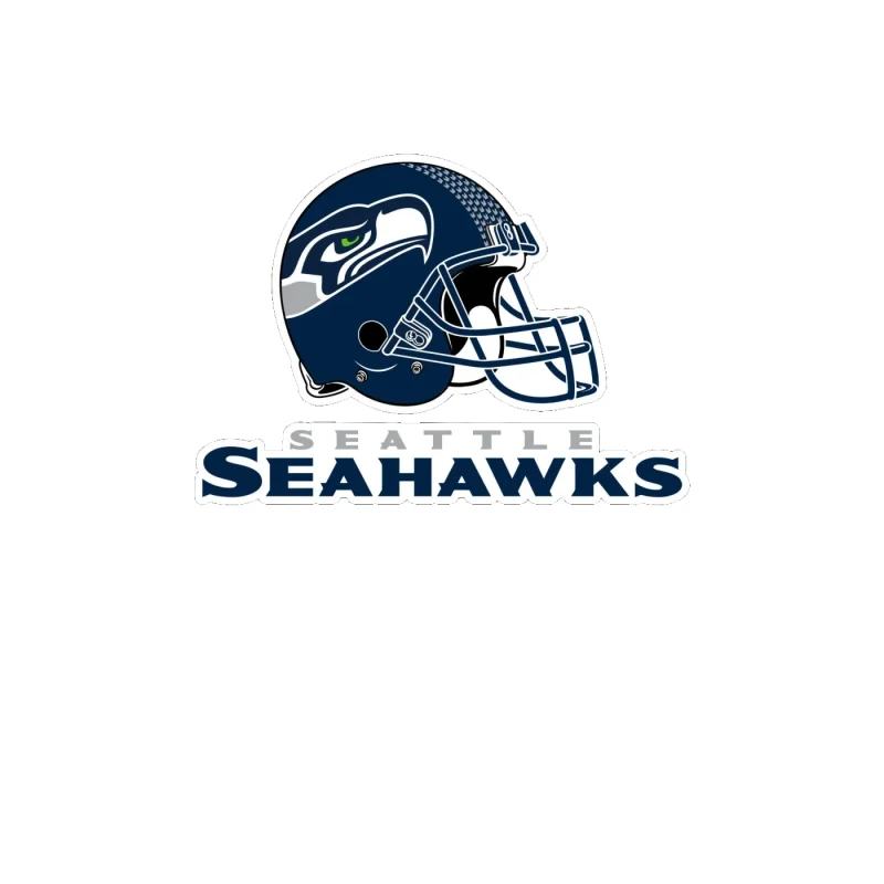 Seattle Seahawks - Image 6 - Full Color Vinyl Sticker - Custom Size