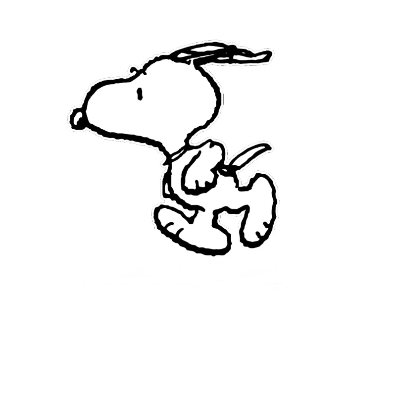 Snoopy Full Color Vinyl Decal