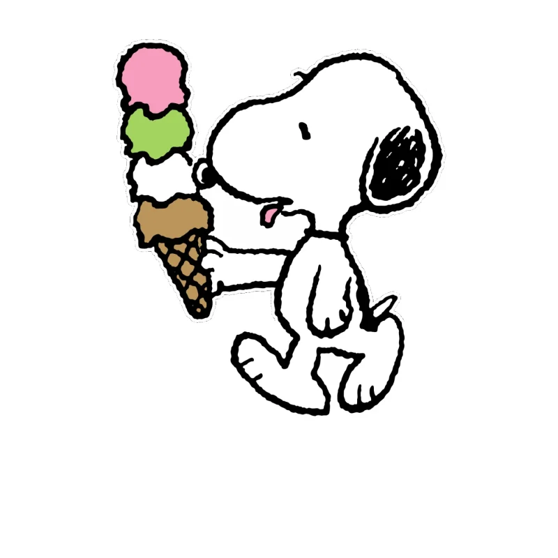 Snoopy Full Color Vinyl Decal